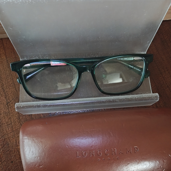 Longchamp Green Eyeglasses for Men - Picture 2 of 5